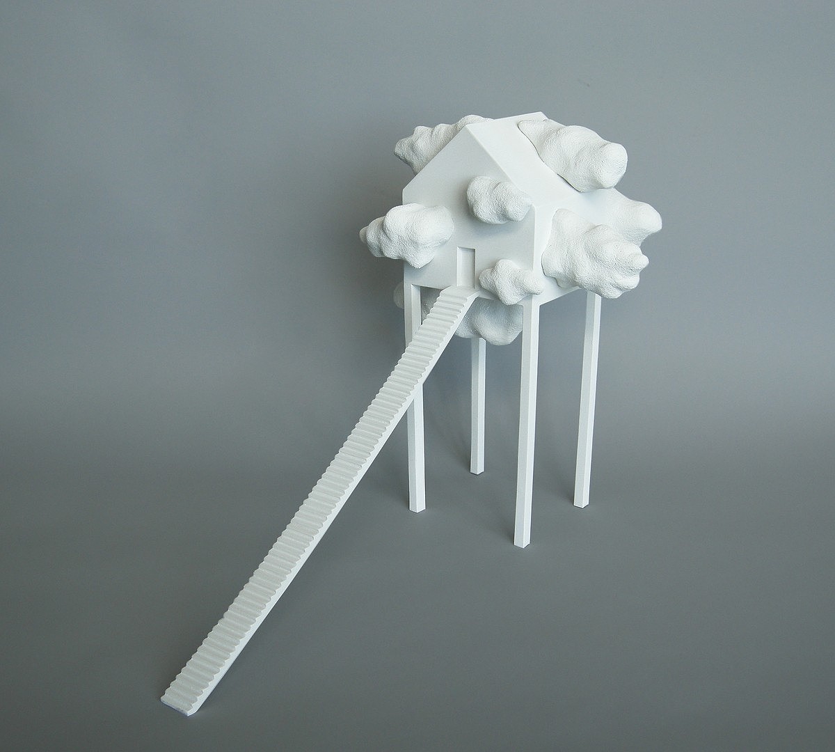 Michael Jantzen，monochrome，white，Sculpture，Design，Art，