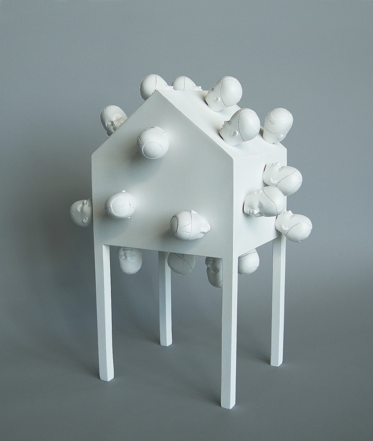 Michael Jantzen，monochrome，white，Sculpture，Design，Art，