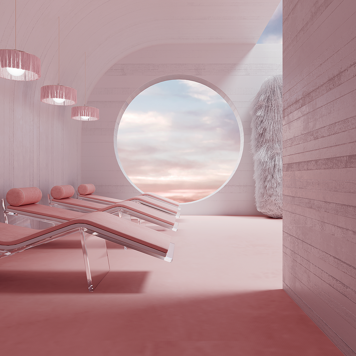 originality，Interior design，space design ，Plastic Rain，