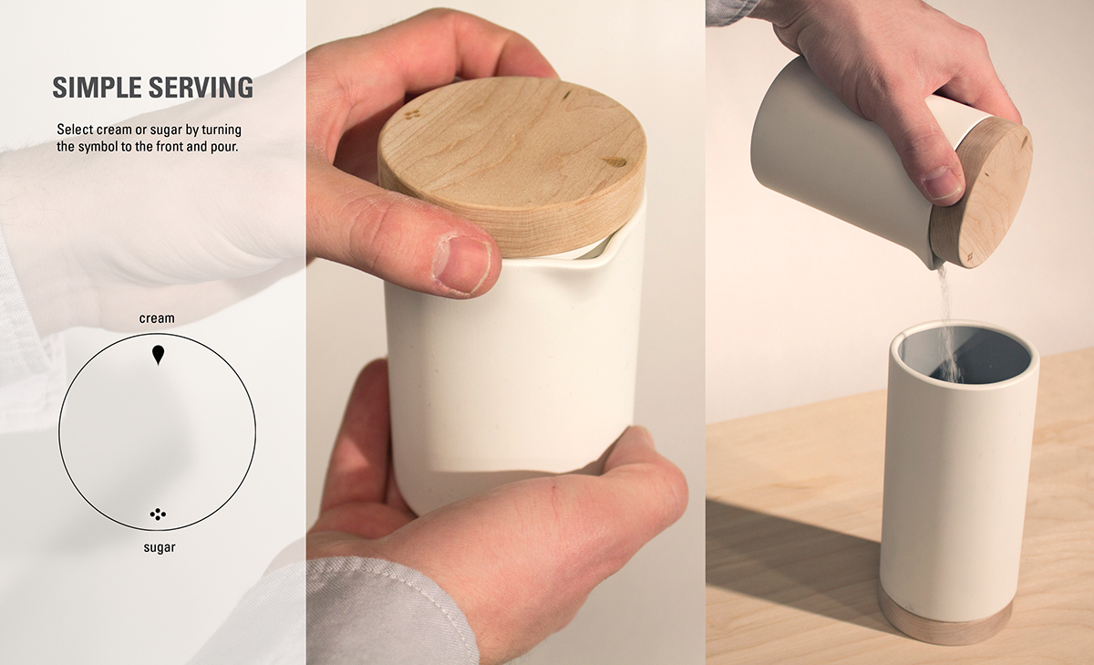 Travel cup，Cream and sugar，coffee cup，industrial design，product design，