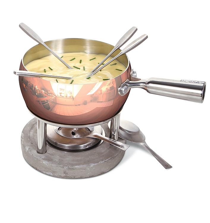 2016 red dot award，Copper Fondue，Cheese hotpot，suit，Small hot pot，