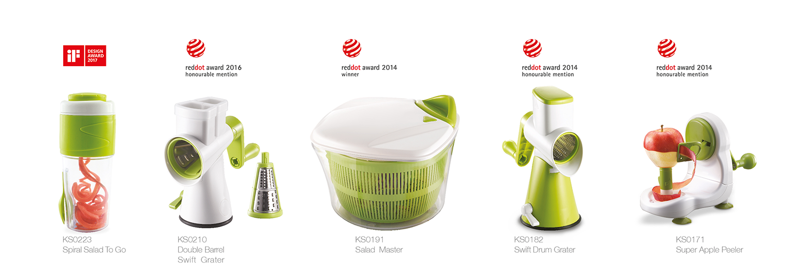 2016 red dot award，Double Barrel，Planer，Food material treatment，