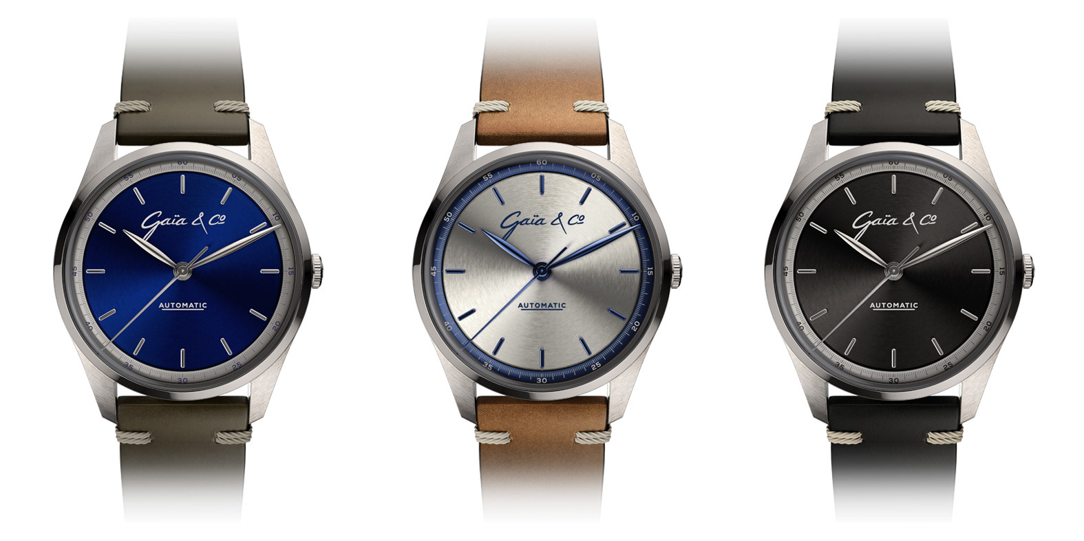 Gaia company，manuscript，clock dial，Wrist watch，