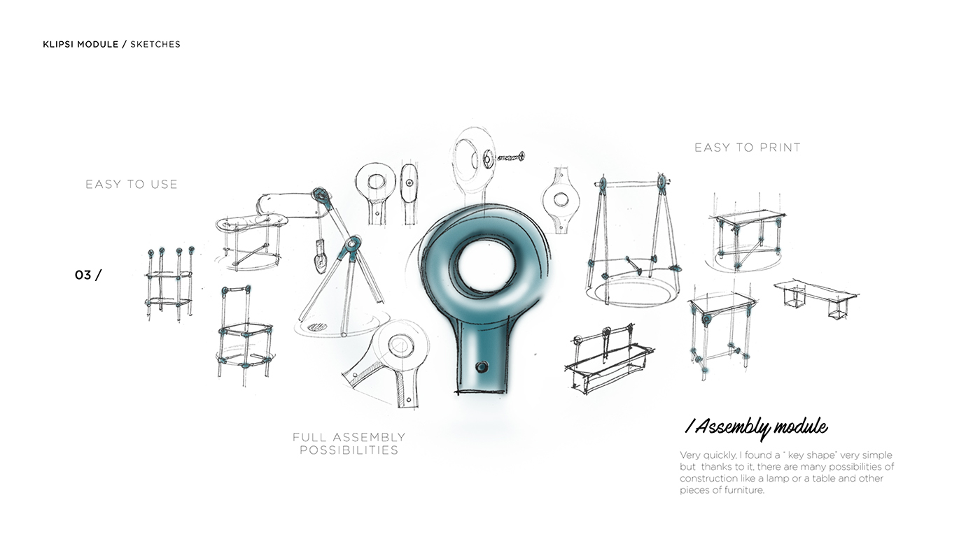 modularization，industrial design，originality，furniture，