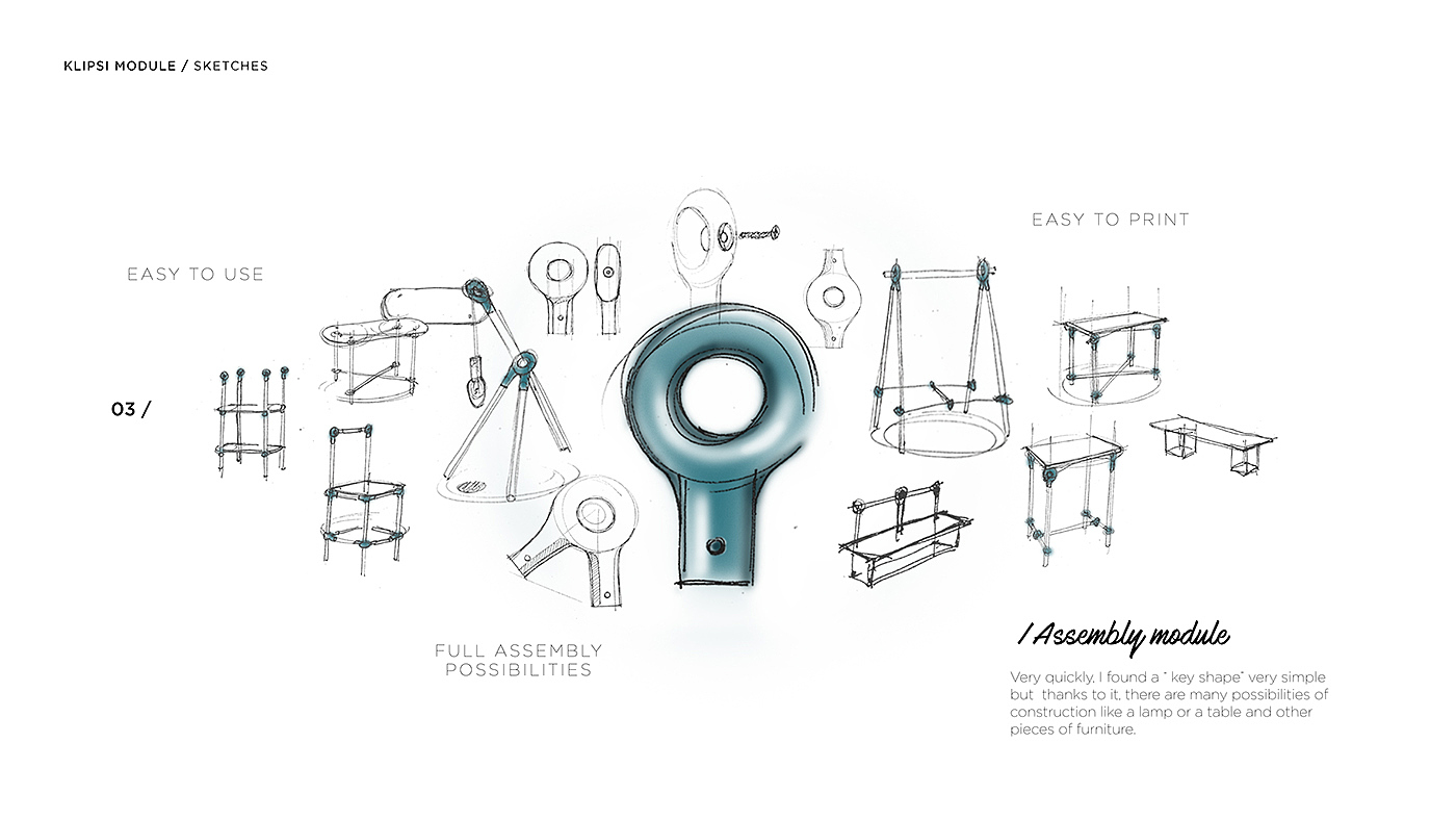 modularization，industrial design，originality，furniture，