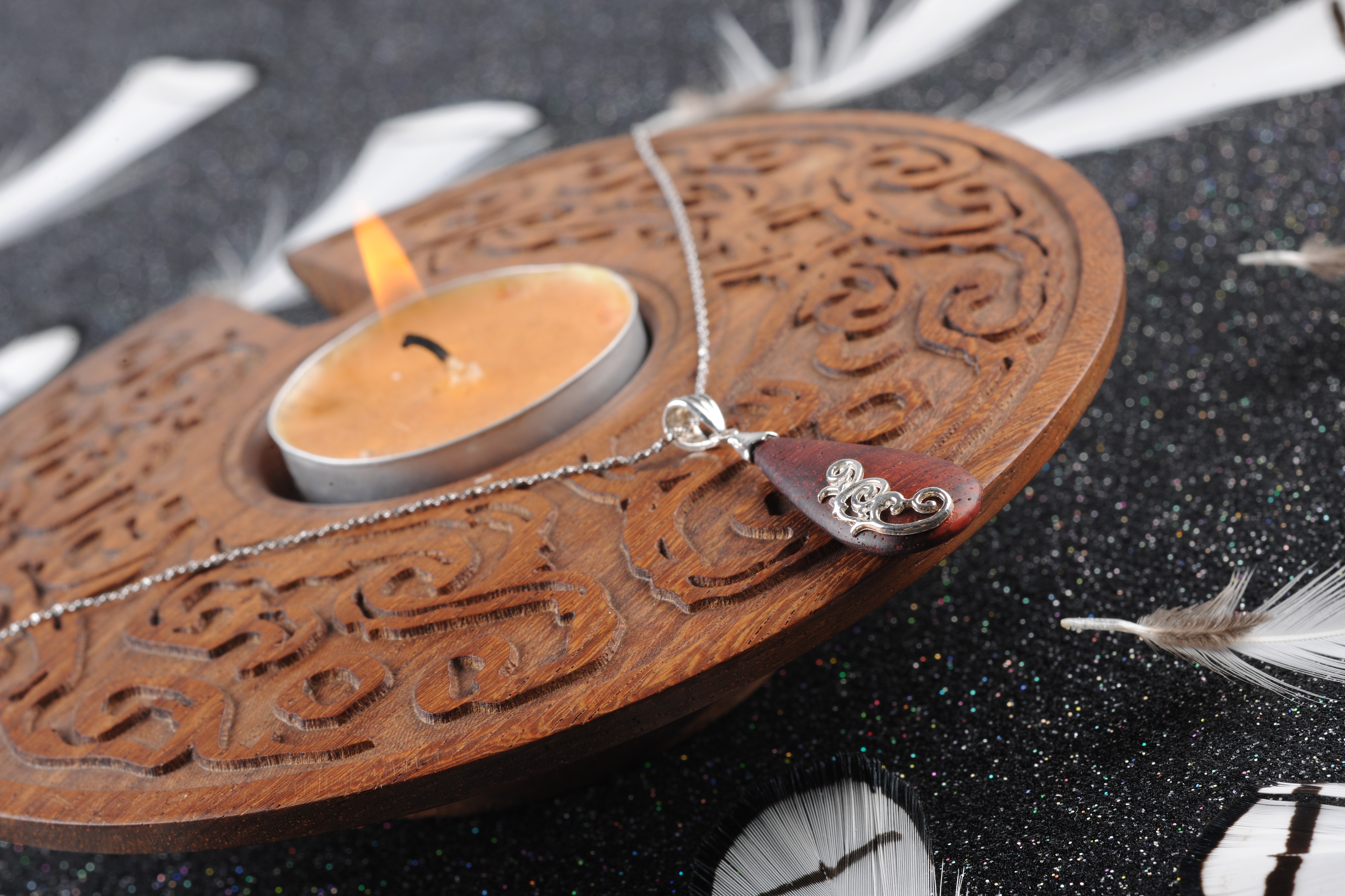 Pendant，New Chinese style，National style，original，Cultural creation，Craftsman，Mahogany，Silver ornaments，