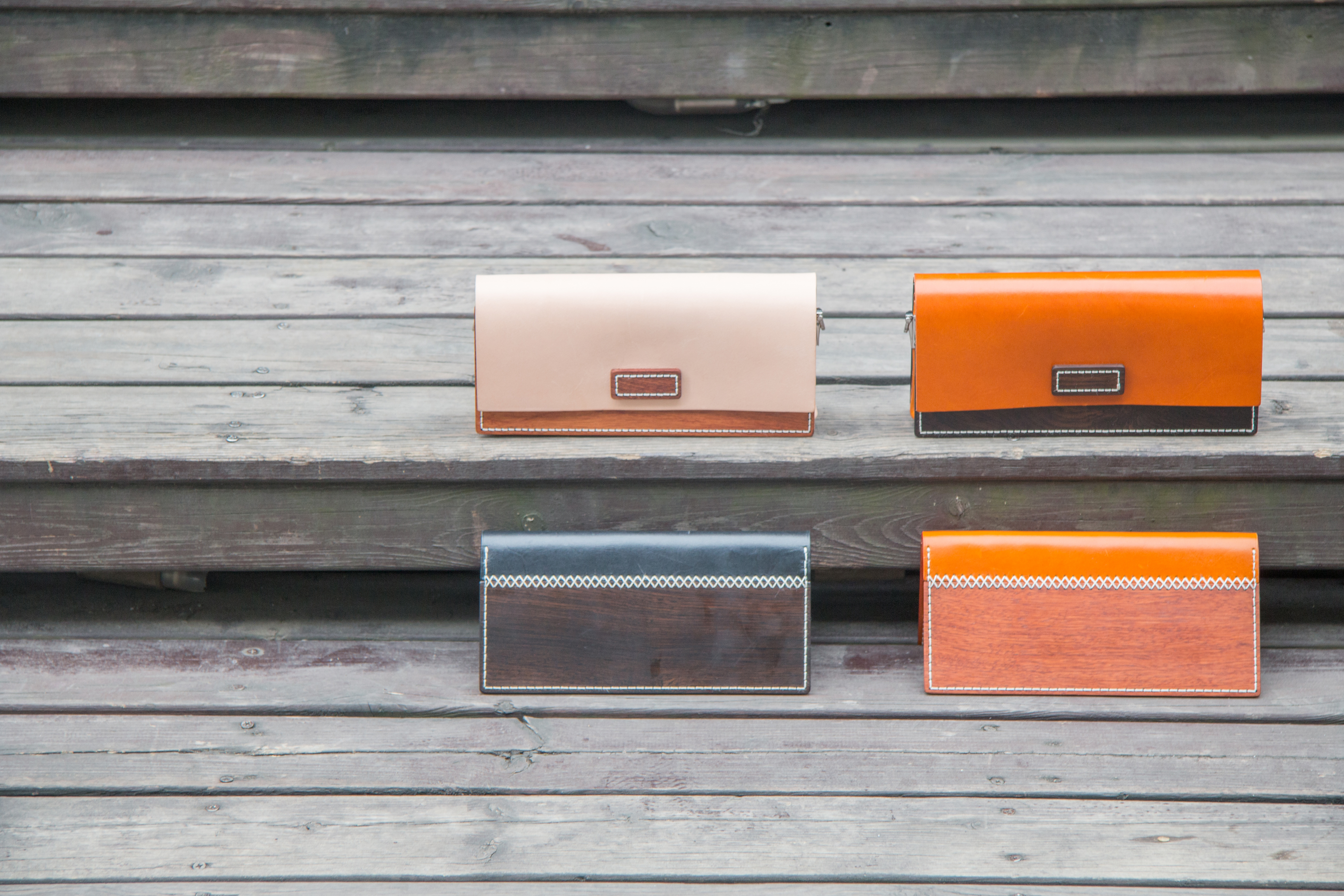 Mahogany，a leather bag，manual，Craftsman，Cultural creation，original，National style，New Chinese style，