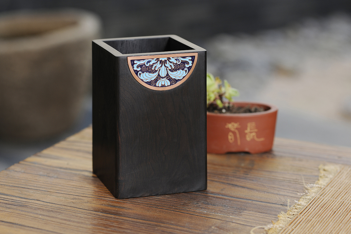 to work in an office，Enamel，Mahogany，Craftsman，original，Cultural creation，National style，New Chinese style，