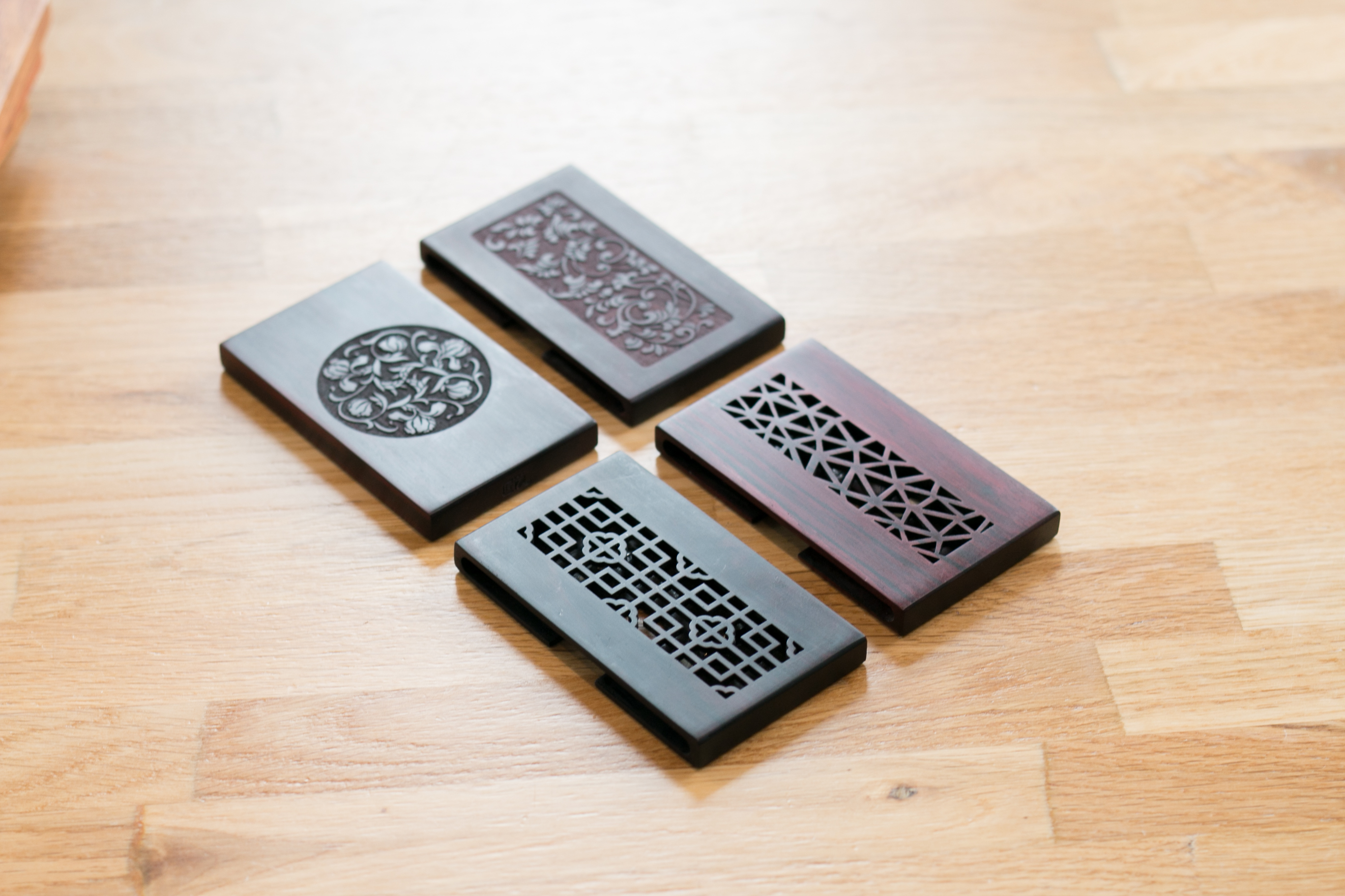 New Chinese style，original，Mahogany，Card case，Craftsman，National style，Cultural creation，