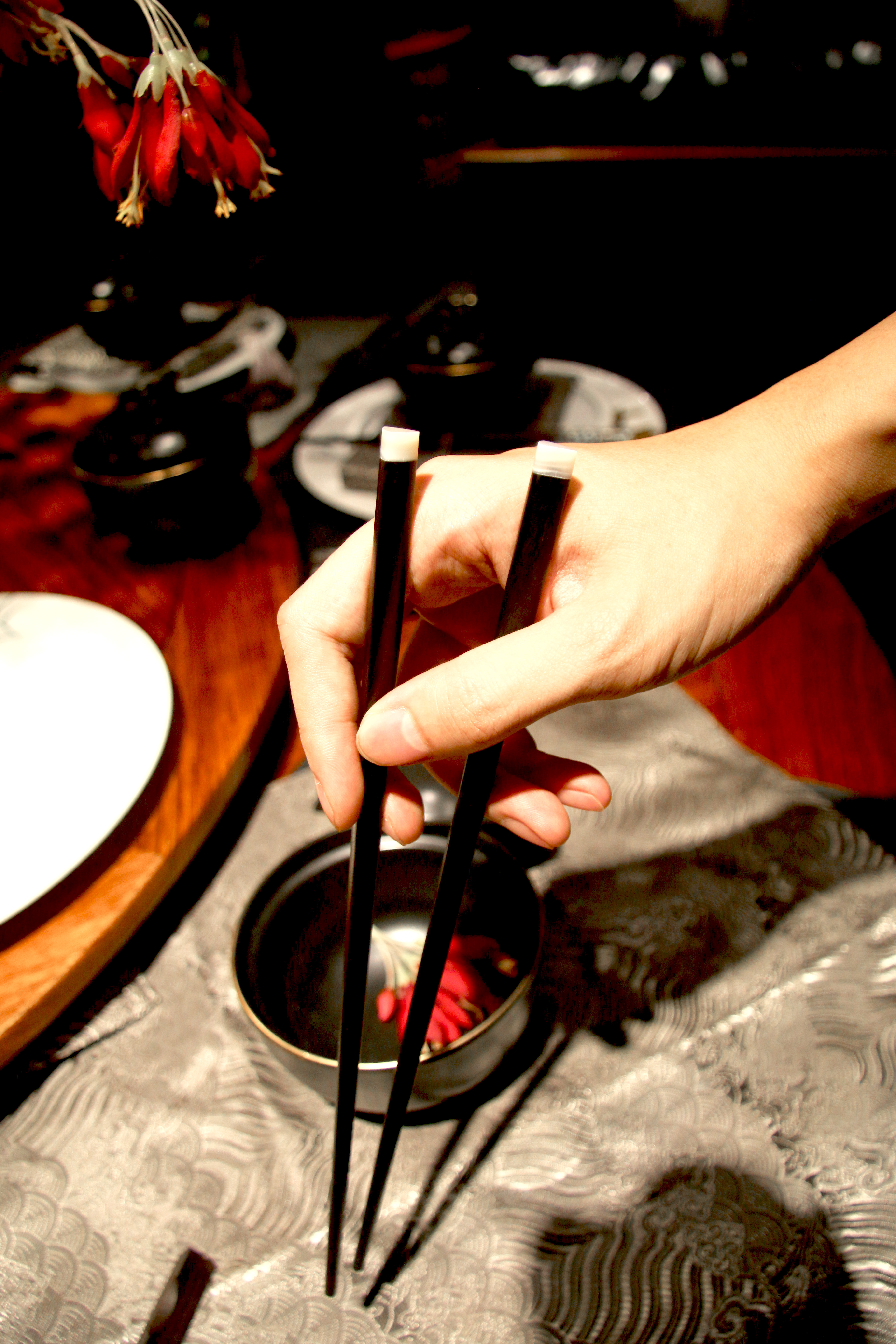 chopsticks，shell，Mahogany，Craftsman，Cultural creation，original，National style，New Chinese style，