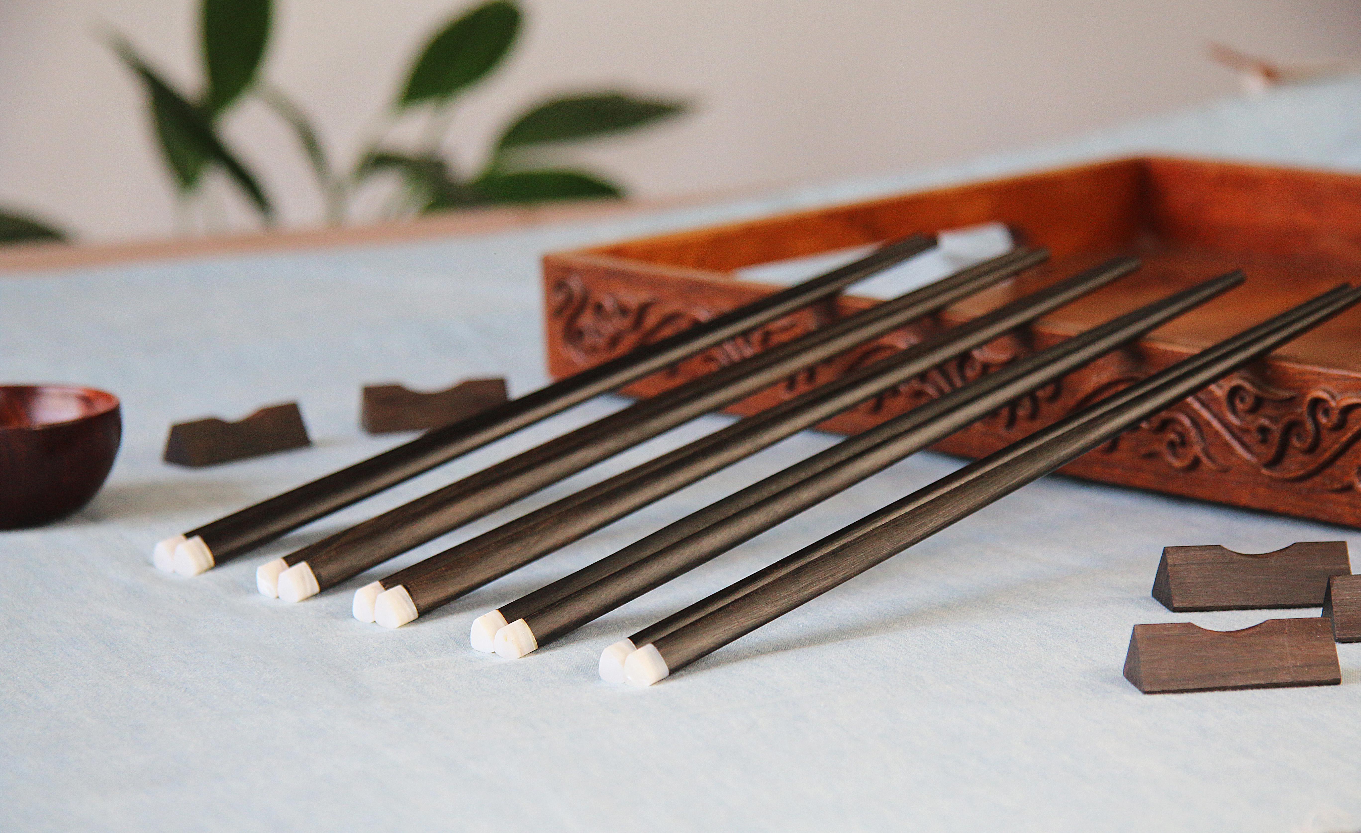 chopsticks，shell，Mahogany，Craftsman，Cultural creation，original，National style，New Chinese style，