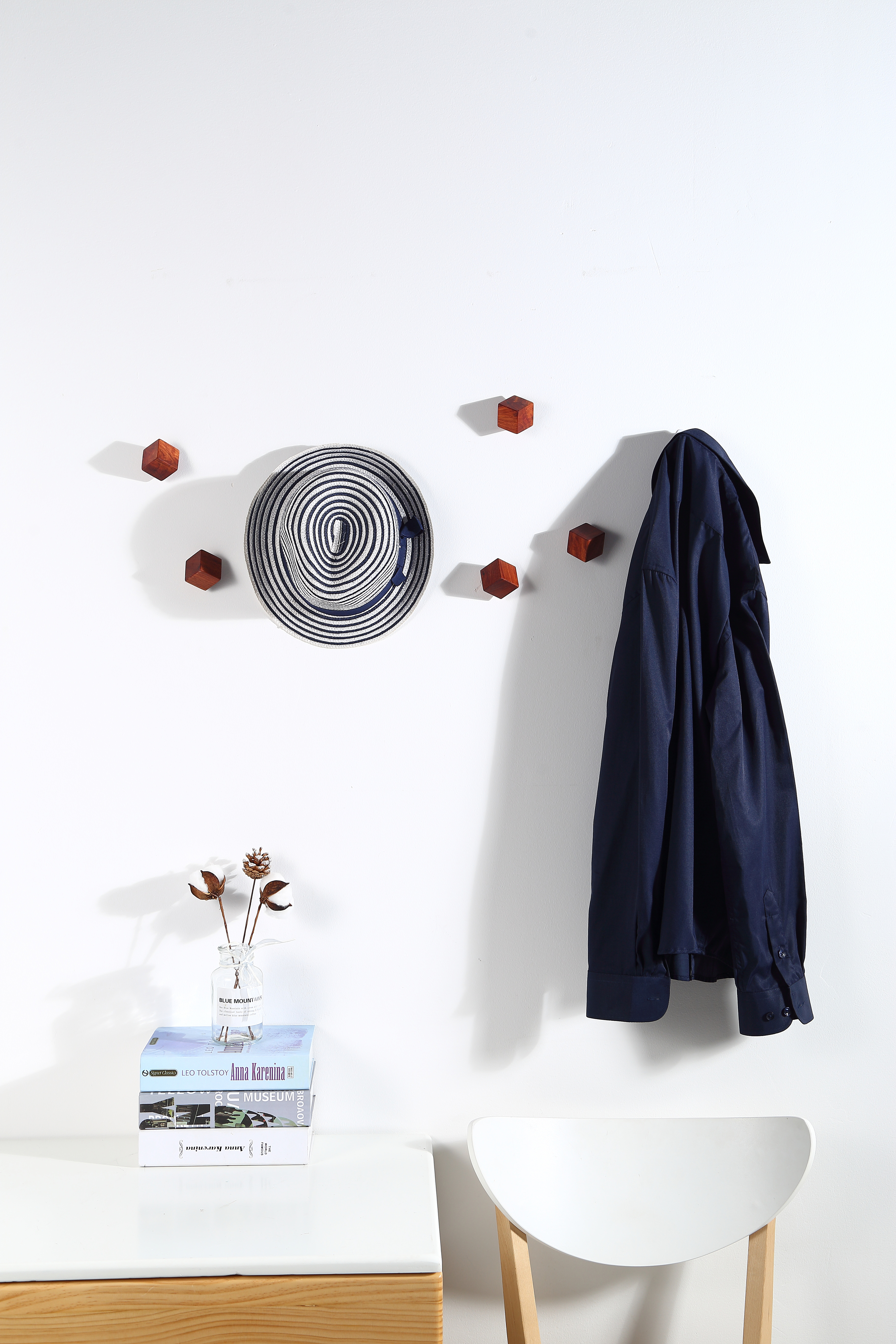 Minimalist，a hook，Mahogany，Craftsman，Cultural creation，