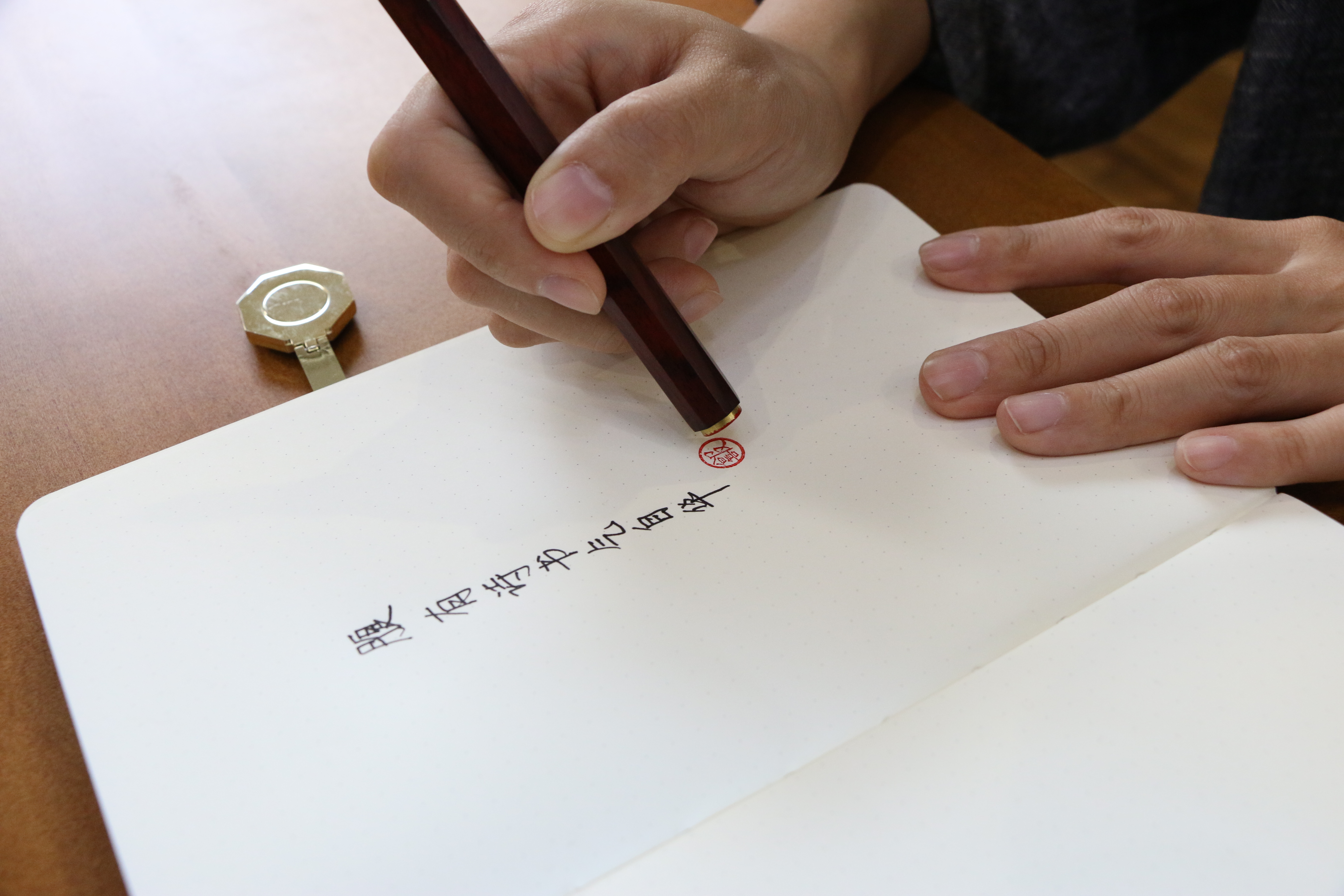 Hand account，seal，Regenerated skin，Mahogany，Craftsman，Cultural creation，original，New Chinese style，