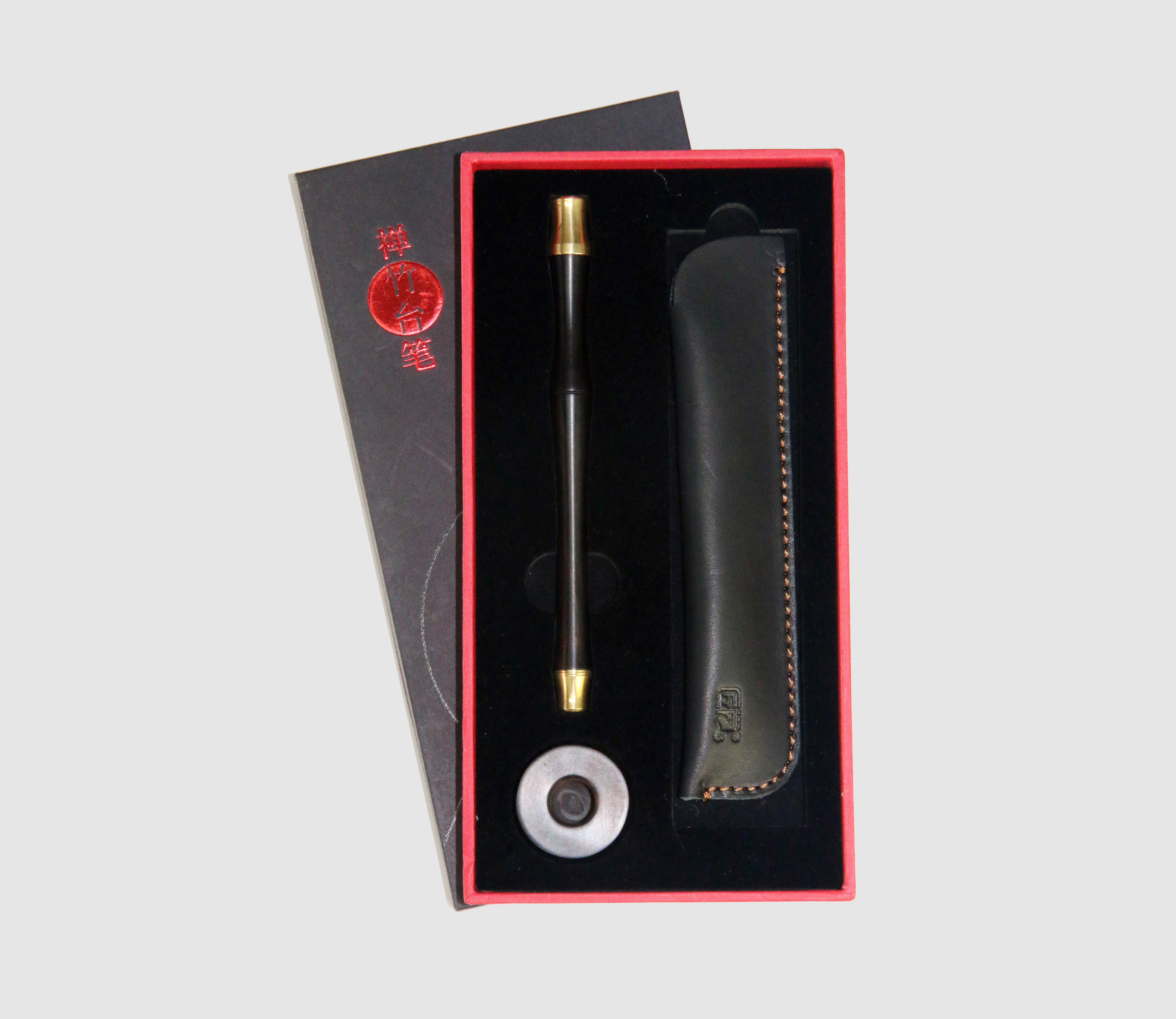 brass，Mahogany，Craftsman，Cultural creation，original，Stationery，pen，National style，