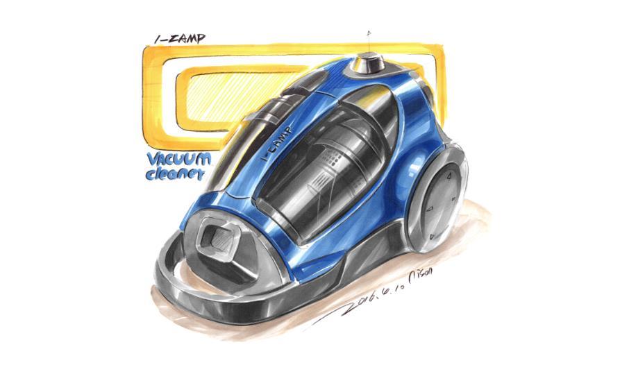 Hand drawn industrial product design，sketch，i-camp，product，