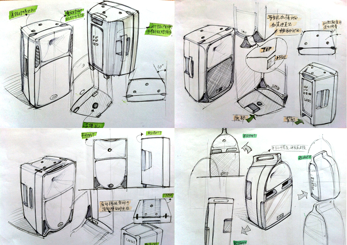 Plastic shell speaker，Speaker design，Outdoor speaker，Stage speaker，Square dance speaker，