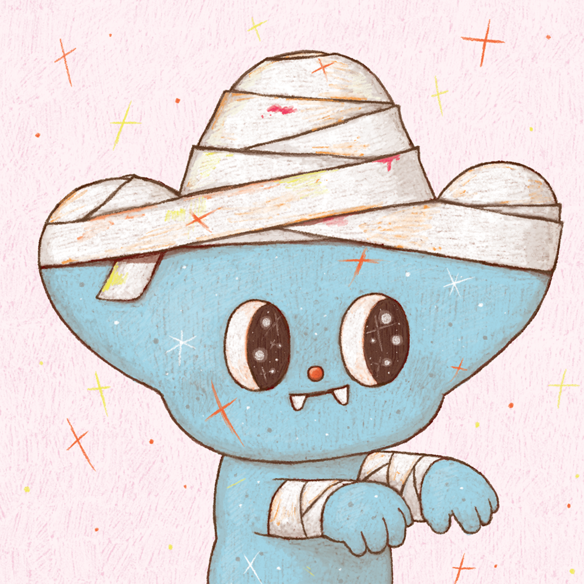 Doll design，Zombie Mummy，Halloween，Toy design，