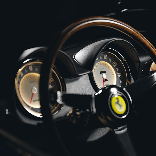 Modeling and rendering，3dmax，Ferrari，ps，3d，Corona Renderer，automobile，