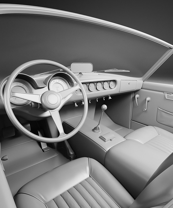 Modeling and rendering，3dmax，Ferrari，ps，3d，Corona Renderer，automobile，