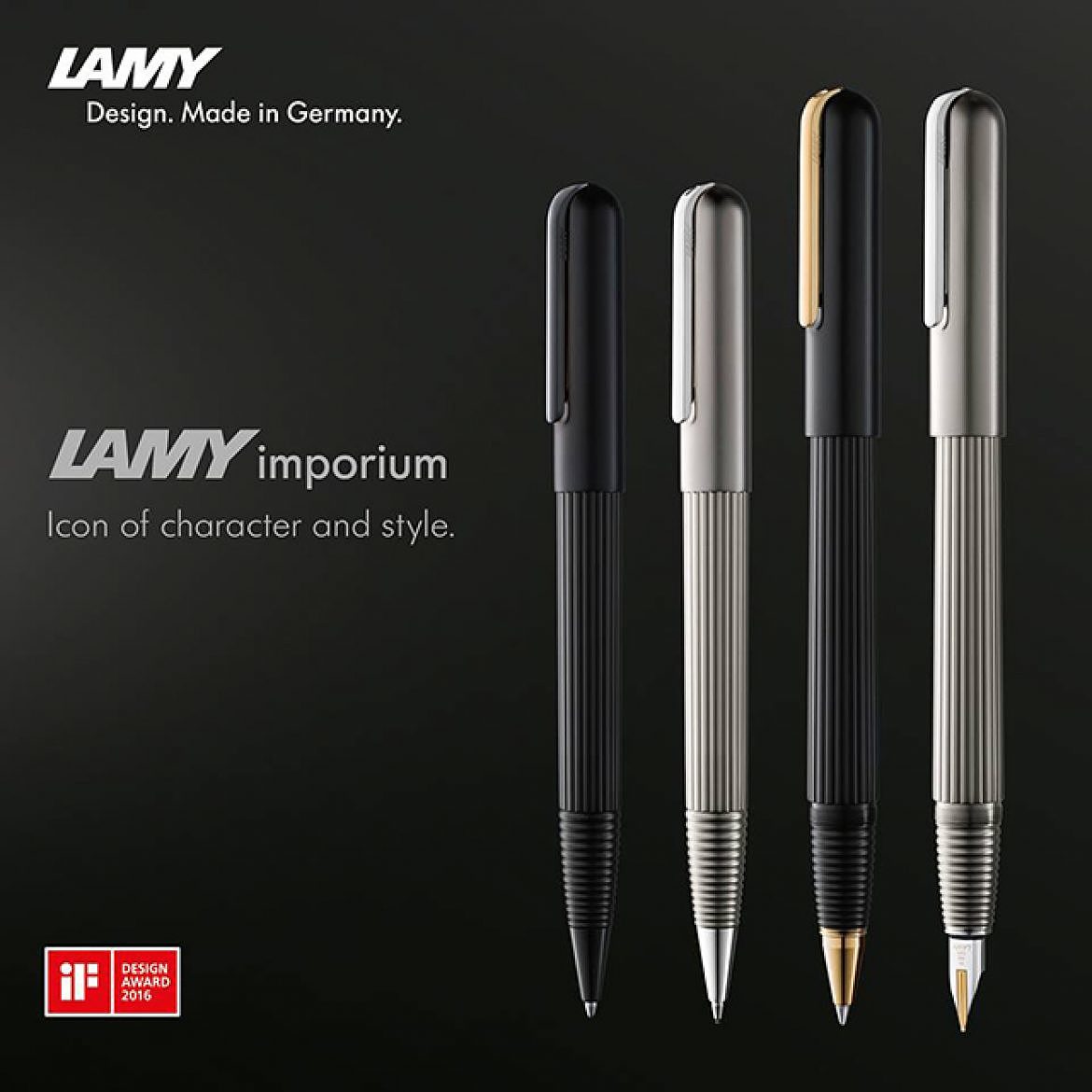 workmanship，HKD，LAMY IMPORIUM，2016 red dot award，