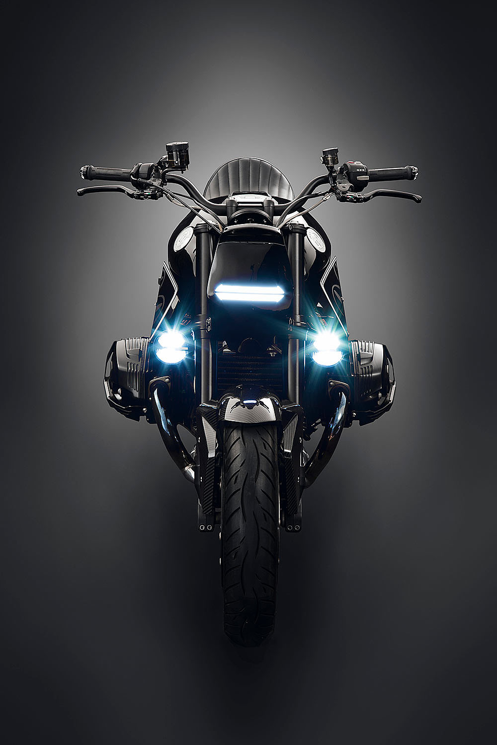 摩托车，交通工具，Dark Fighter，BMW R nineT，