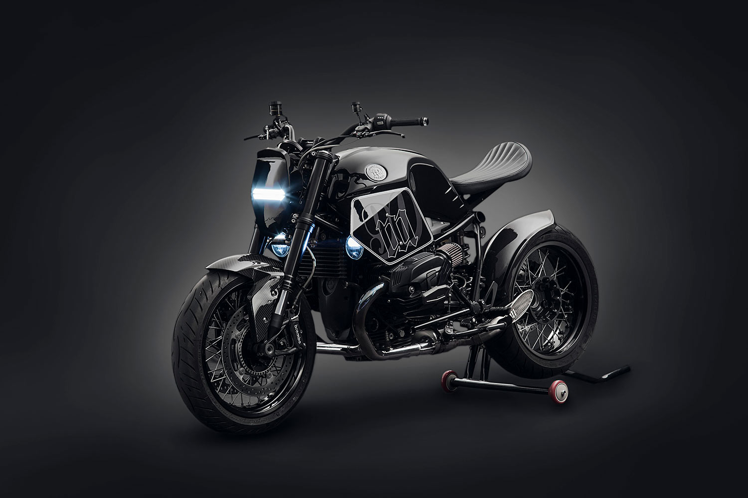 motorcycle，vehicle，Dark Fighter，BMW R nineT，