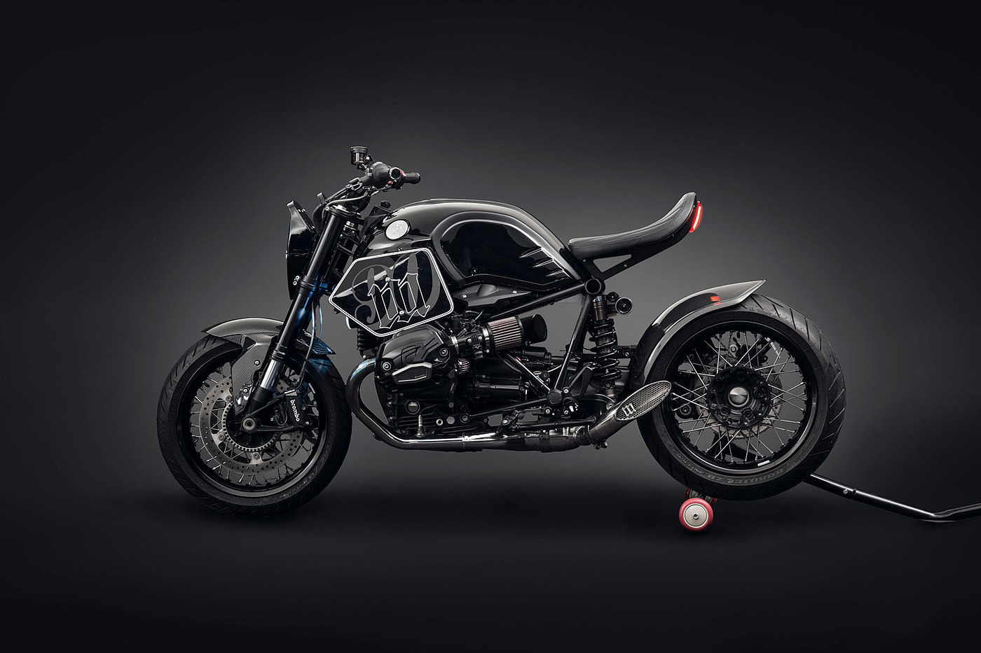 摩托车，交通工具，Dark Fighter，BMW R nineT，