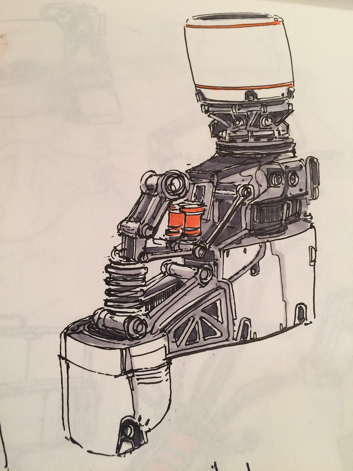 Automatic design，Hand drawn design，Visual design，beautiful，industrial design，