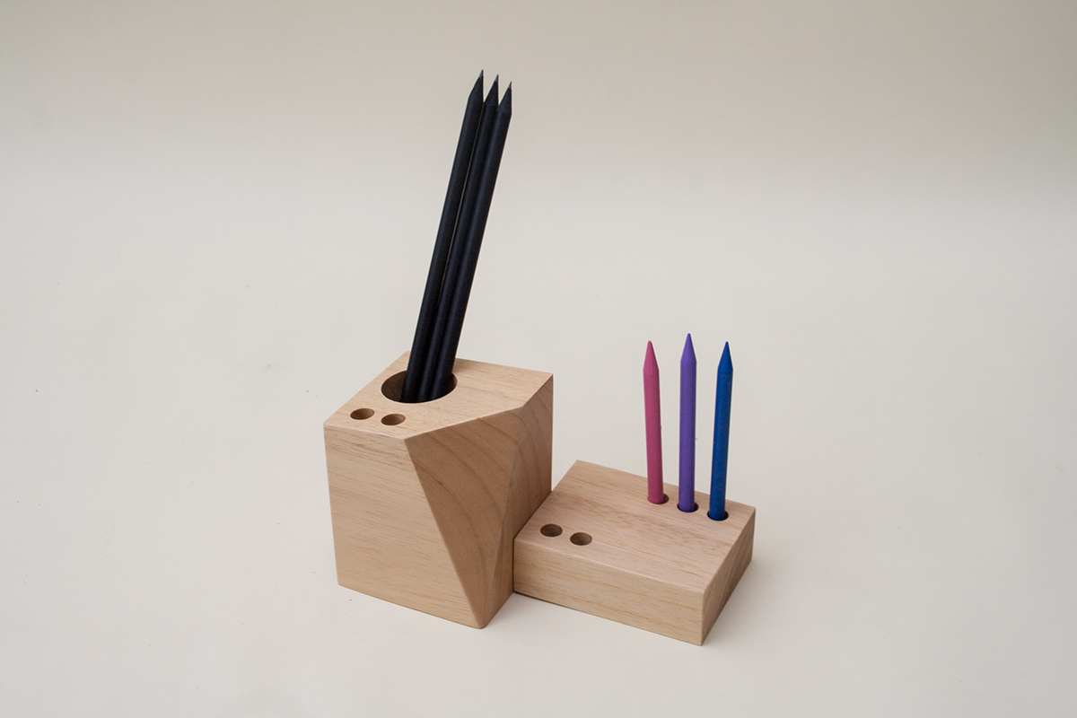 wooden ，Pencil holder，CUB，Stationery，to work in an office，Octavi Serra，AYOUS，