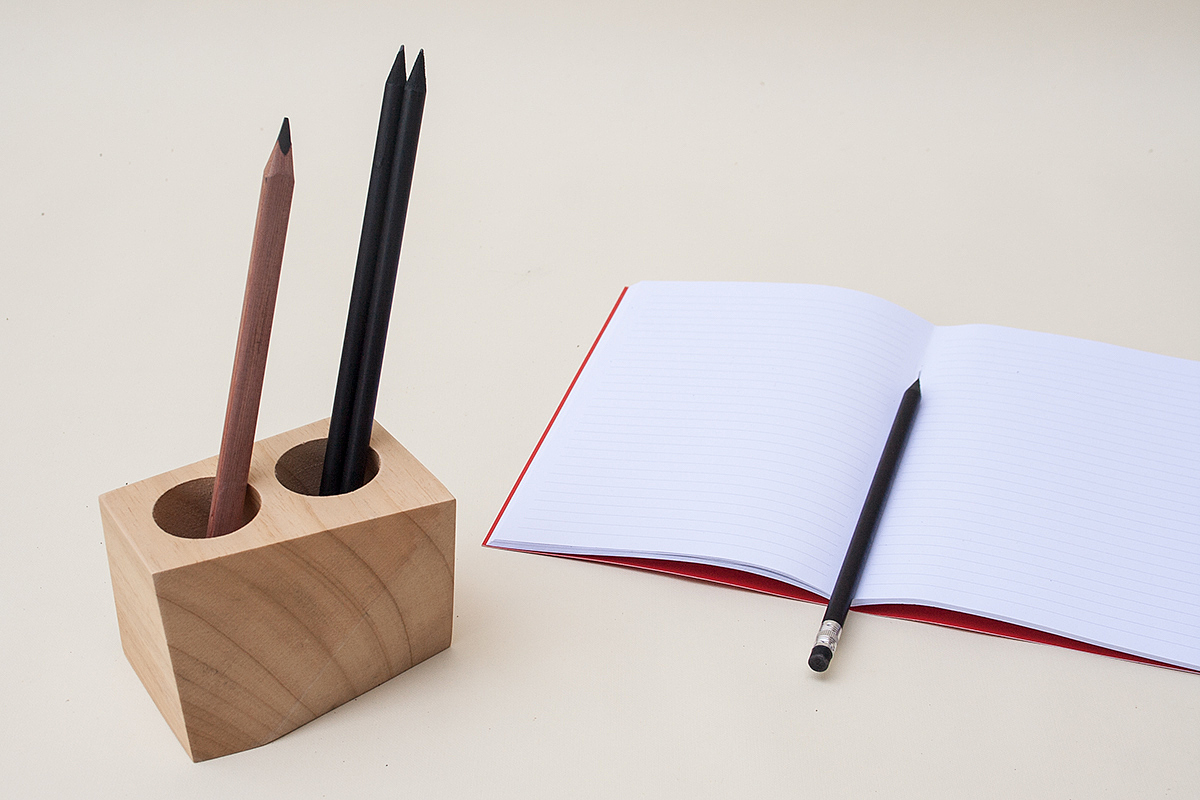 木制，铅笔架，CUB，文具，办公，Octavi Serra，AYOUS，