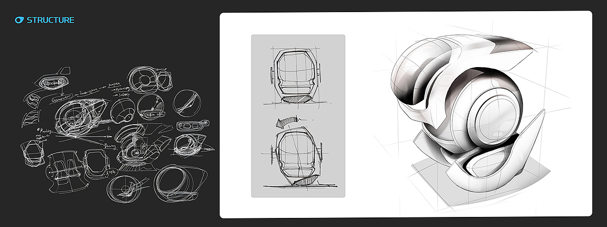 Automatic design，Future technology，Sense of science and technology，New exploration，industrial design，