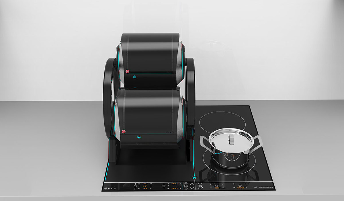 Future technology，Smart home，Sharp shape，Beautiful and practical，industrial design，