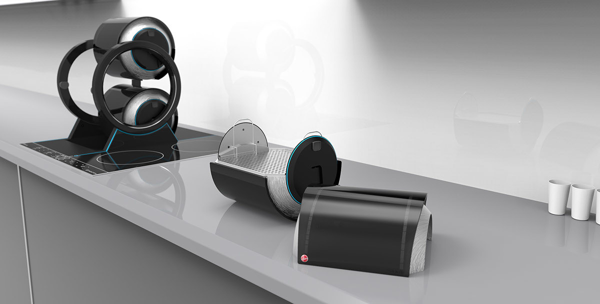 Future technology，Smart home，Sharp shape，Beautiful and practical，industrial design，