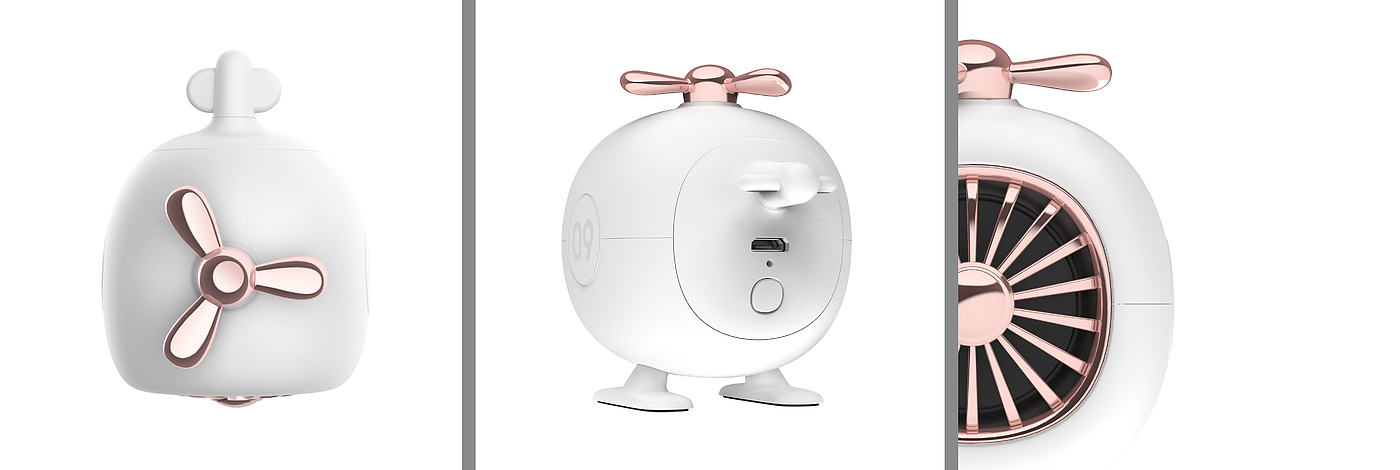 product design，Cute products，aircraft，Bluetooth Speaker ，