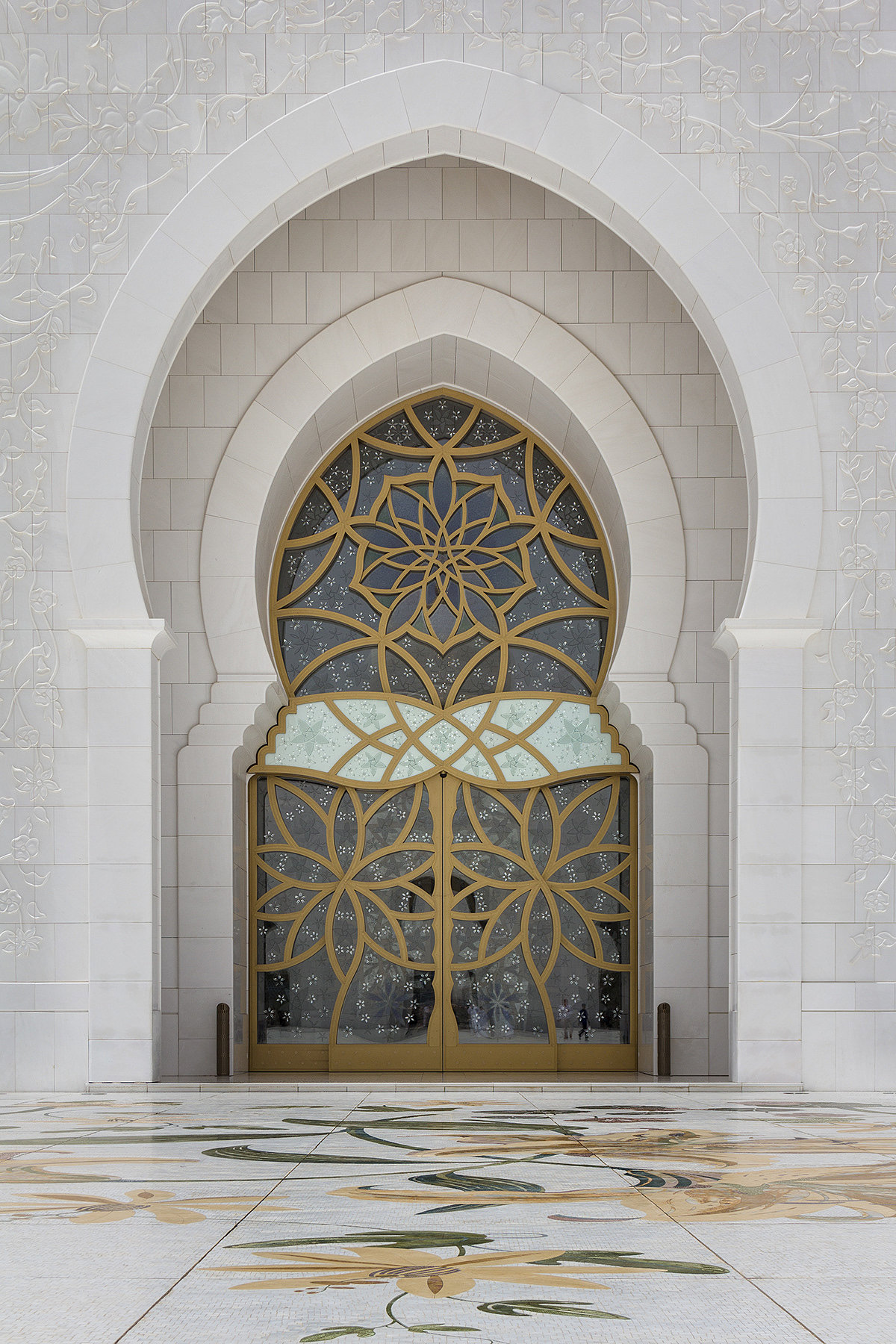 Abu Dhabi，great mosque，Architecture，Culture，White on White，