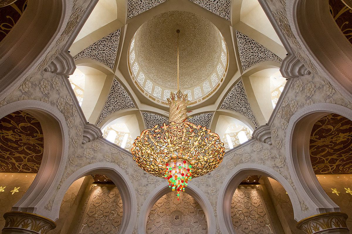 Abu Dhabi，great mosque，Architecture，Culture，White on White，