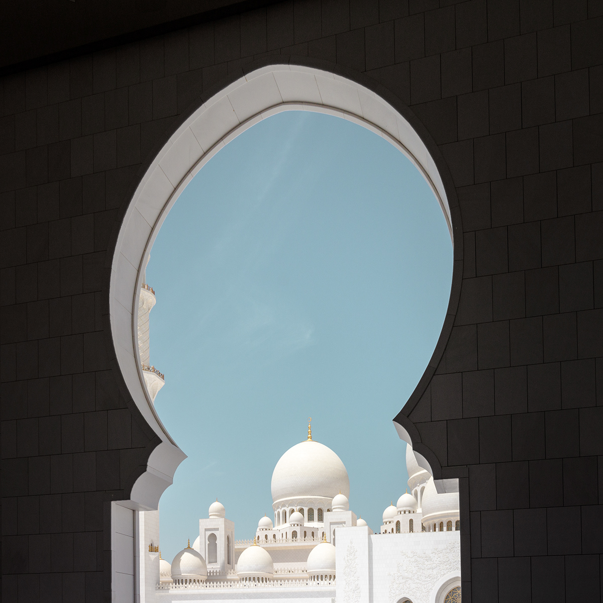 Abu Dhabi，great mosque，Architecture，Culture，White on White，