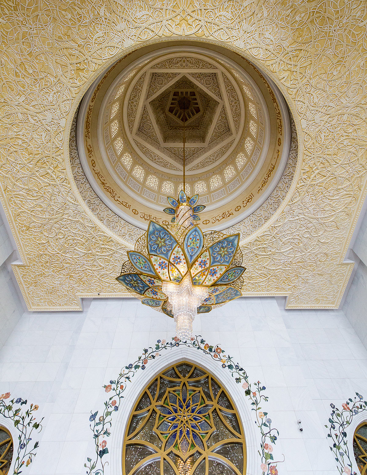 Abu Dhabi，great mosque，Architecture，Culture，White on White，