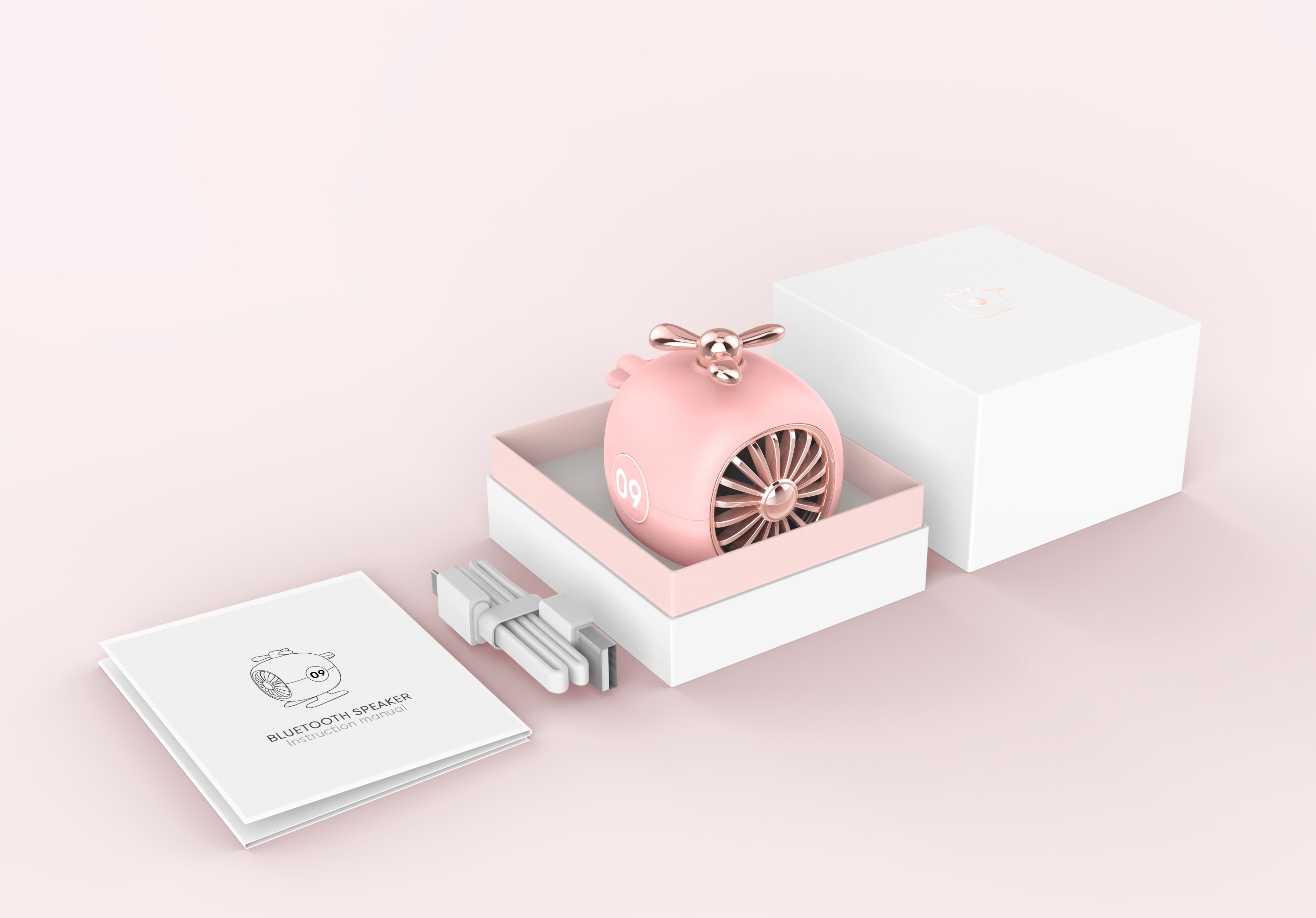 product design，Cute products，aircraft，Bluetooth Speaker ，