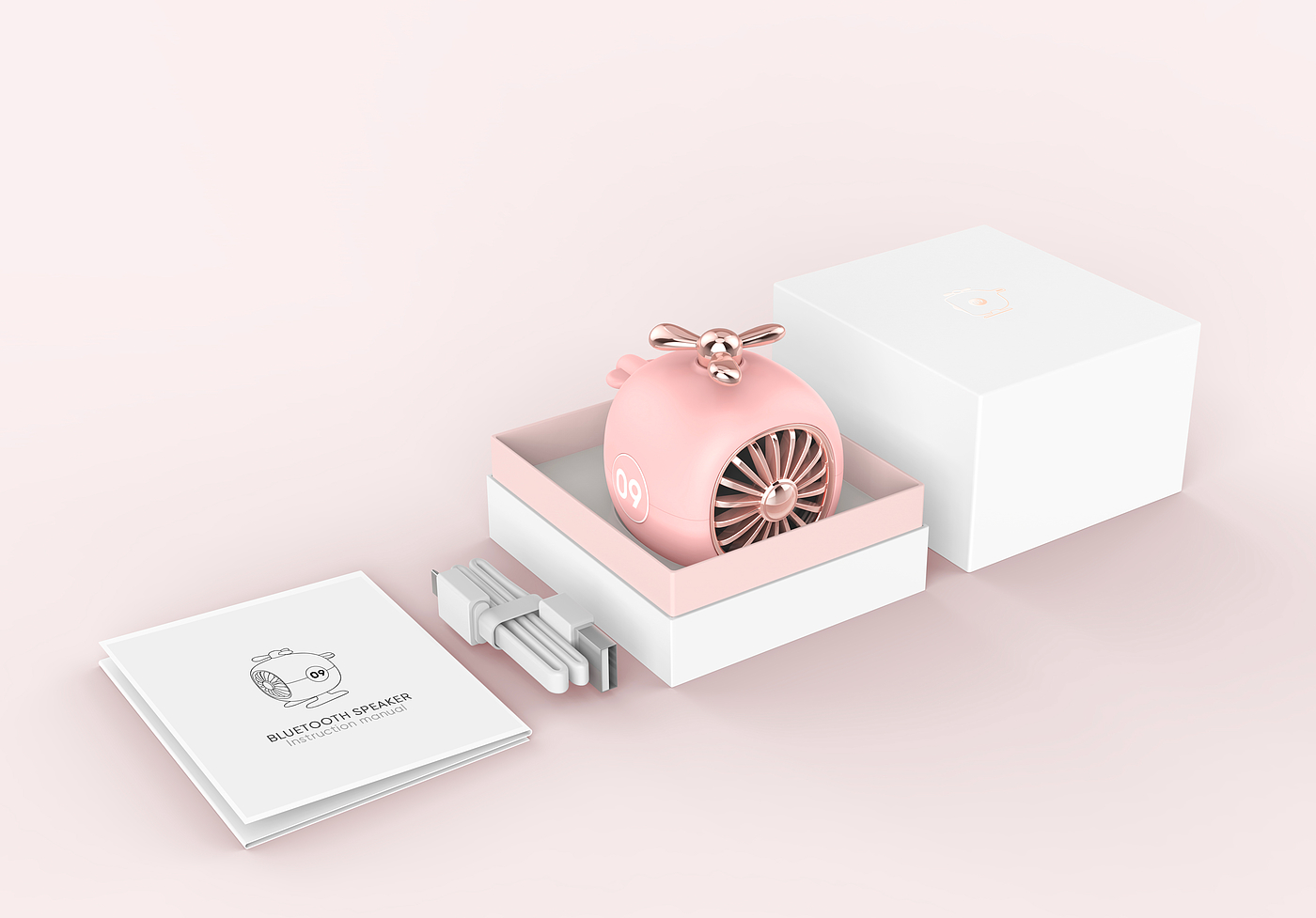 product design，Cute products，aircraft，Bluetooth Speaker ，