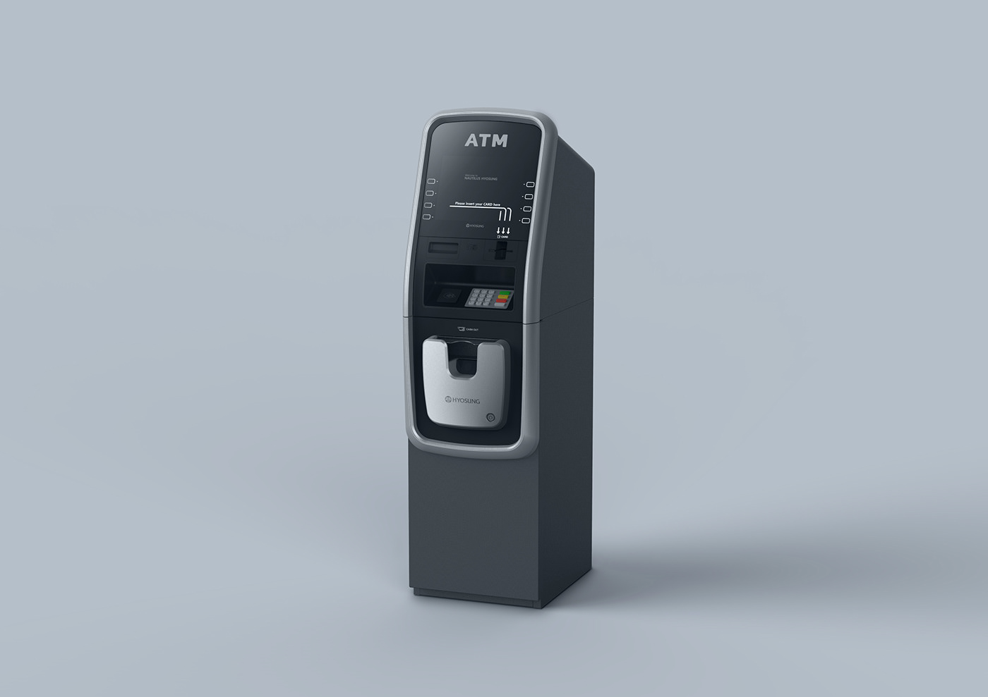 black，intelligence，Cash dispenser，atm，