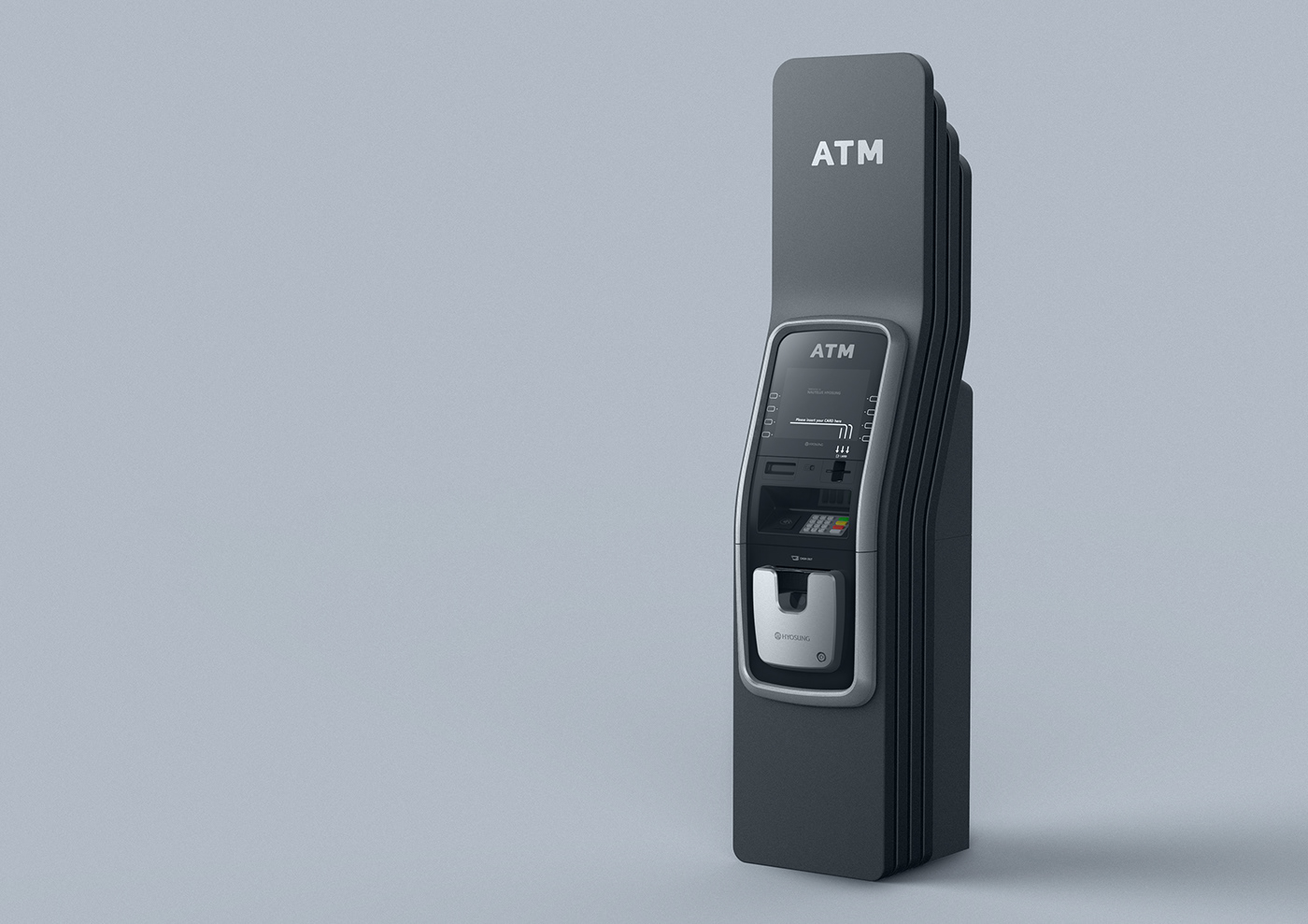 black，intelligence，Cash dispenser，atm，