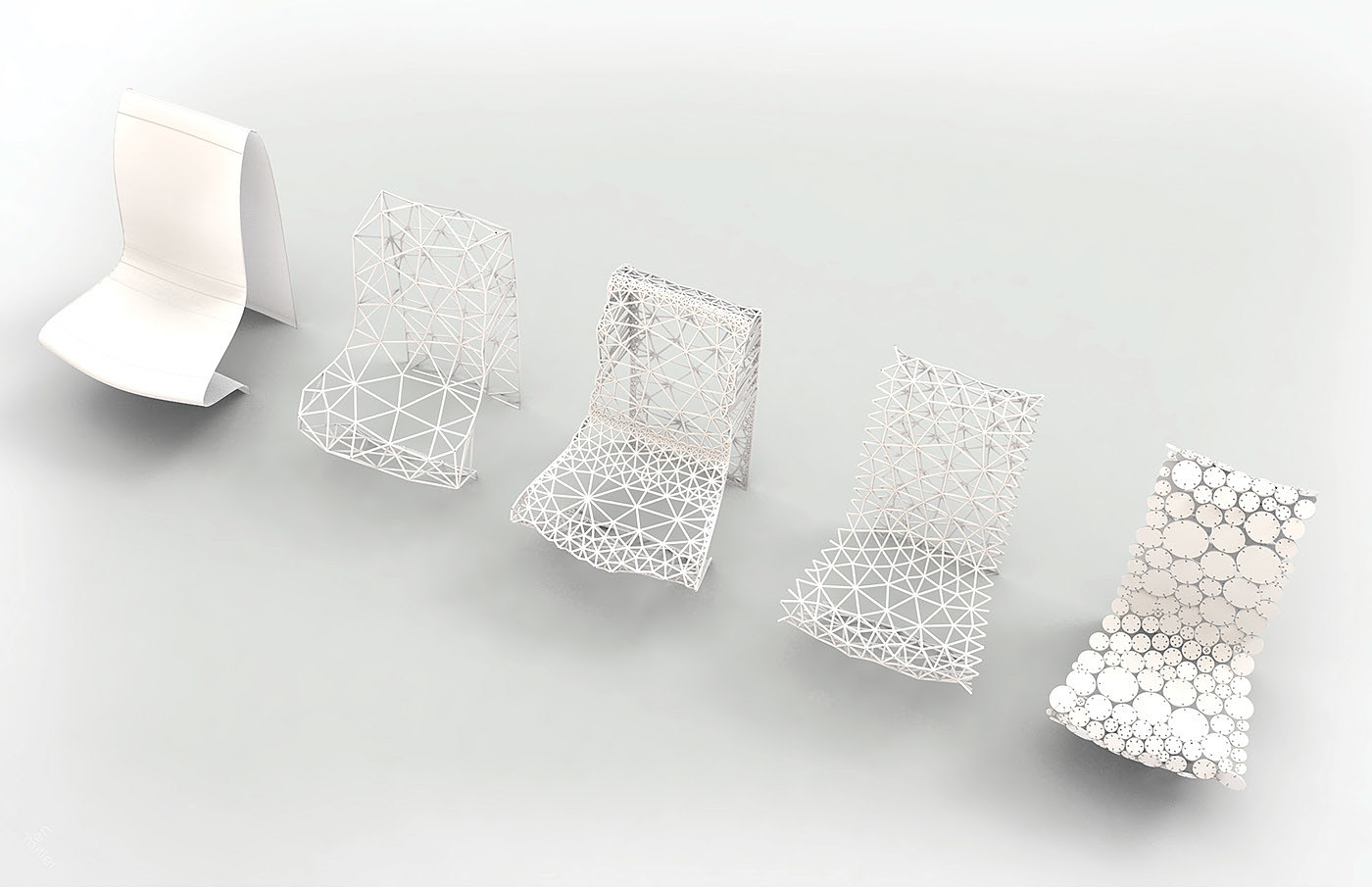 ParametricChair，Home Furnishing，chair，chair，Benjamin Miller，