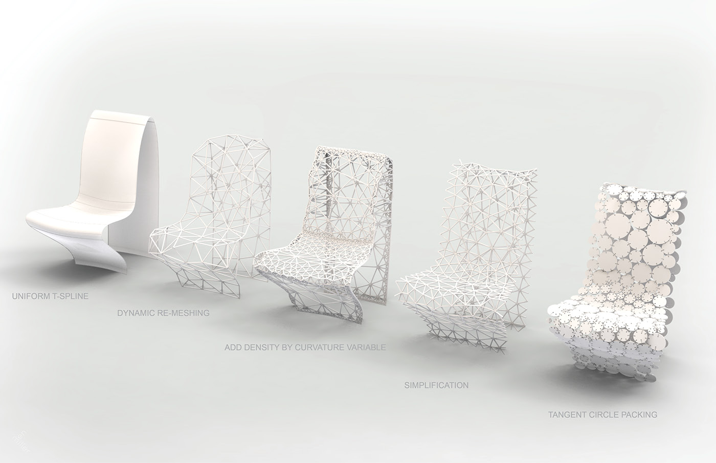 ParametricChair，Home Furnishing，chair，chair，Benjamin Miller，