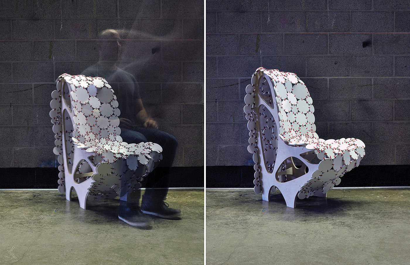 ParametricChair，家居，座椅，椅子，Benjamin Miller，