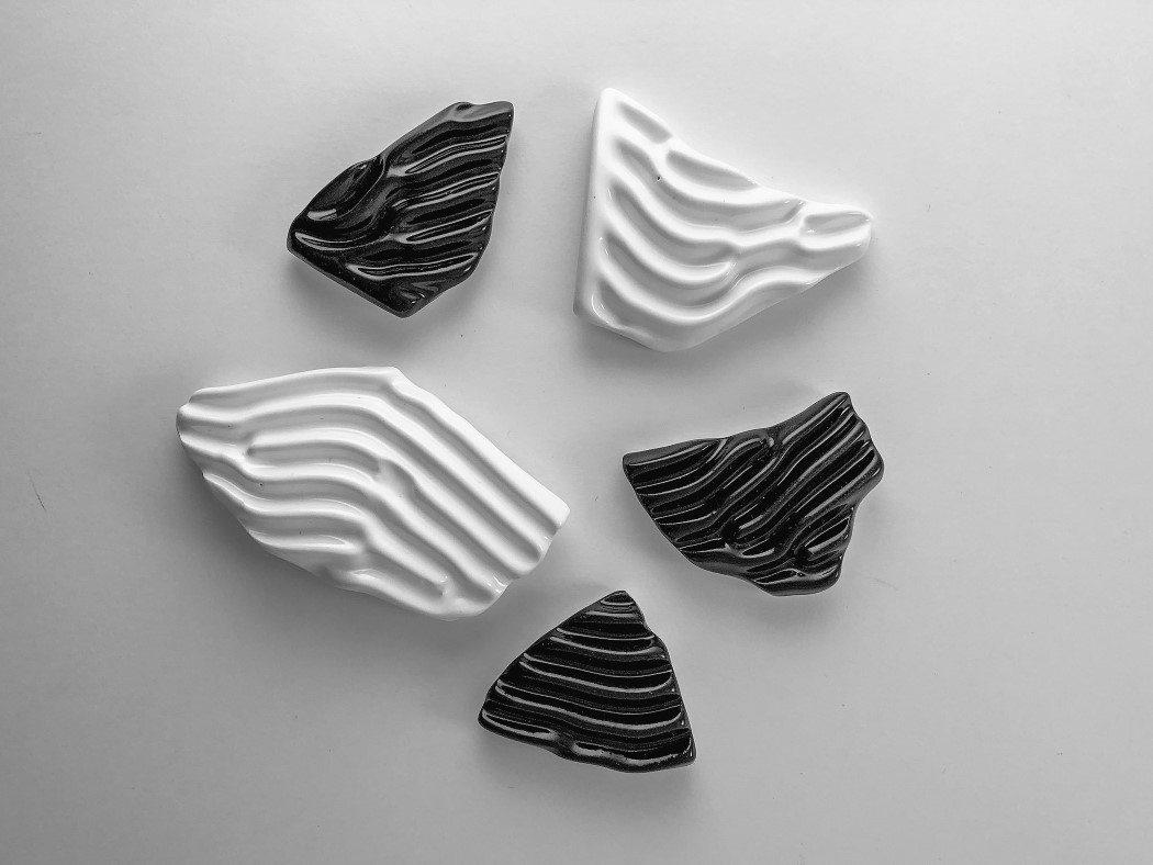 glass，Porcelain，white，black，