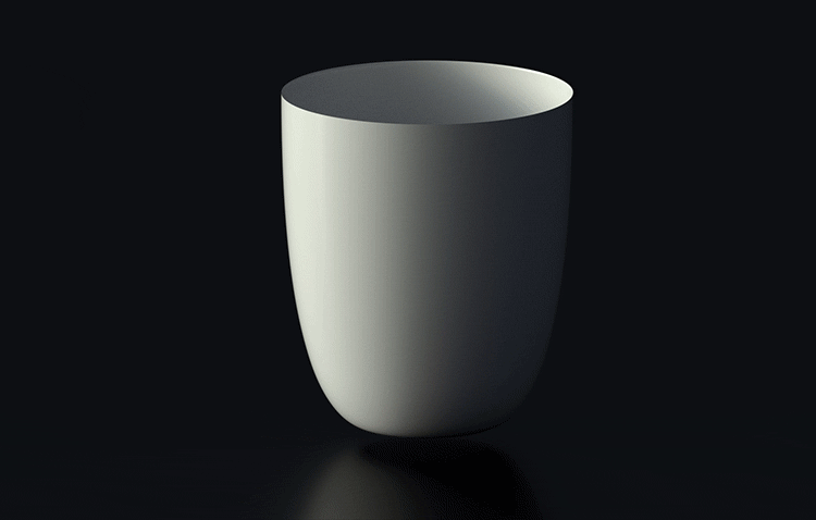 杯子，瓷质，白色，黑色，