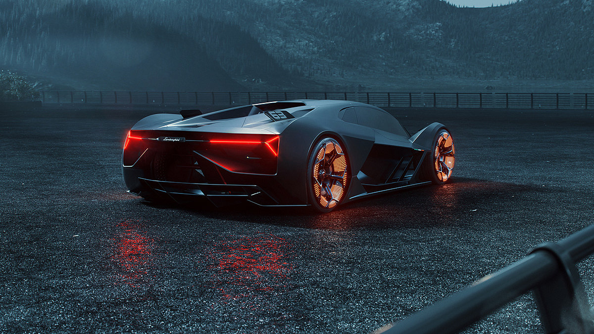 product design，vehicle，Concept Car，Lamborghini，