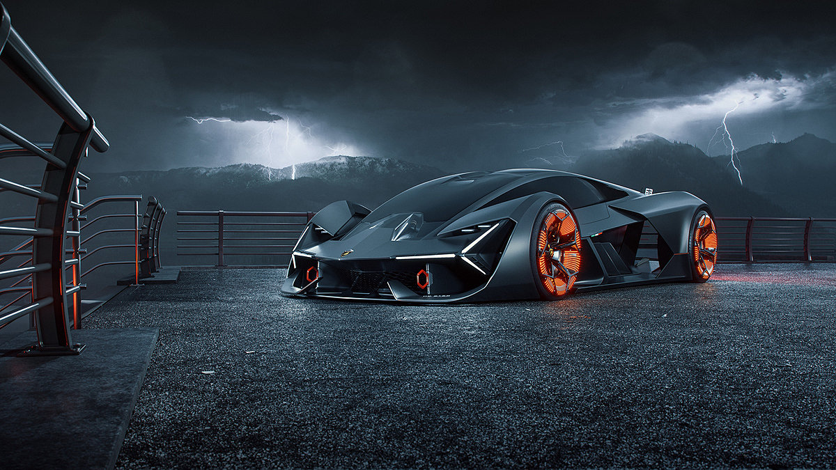 product design，vehicle，Concept Car，Lamborghini，