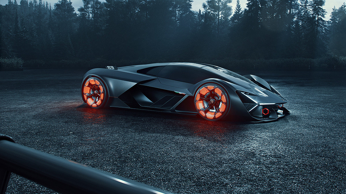 product design，vehicle，Concept Car，Lamborghini，